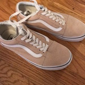 Nude/dusty rose old school vans